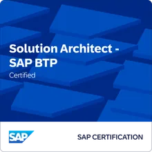 SAP Certified - Solution Architect - SAP BTP