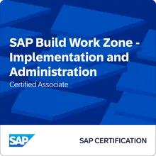 SAP Certified Associate - SAP Build Work Zone - Implementation and Administration
